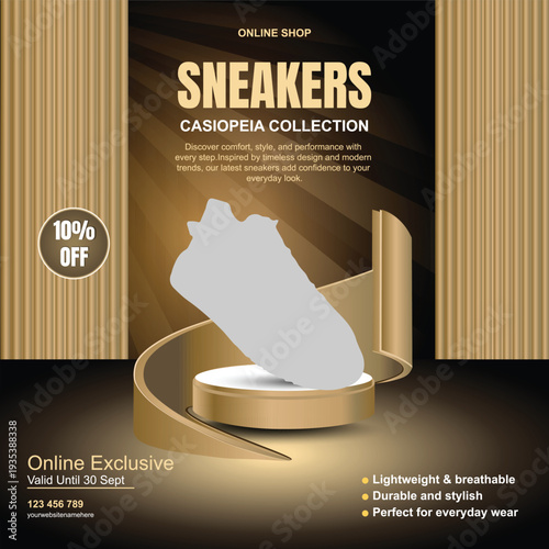 Sneakers E-commerce Promotion for Social Media