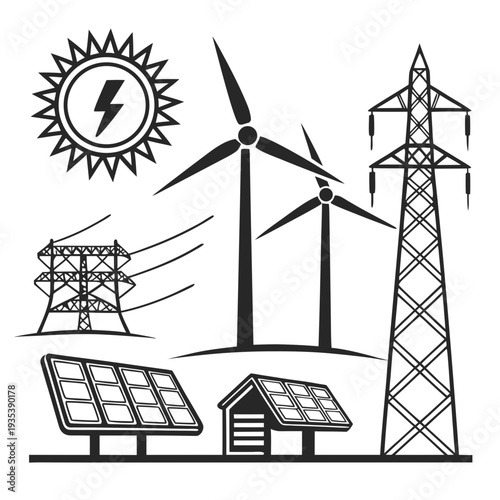 Renewable energy sources and power transmission