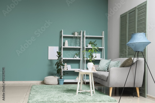 Interior of living room wit...