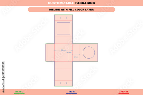 White card shot glass packaging dieline editable for drinkware cartons customizable print ready vector template premium professional die line retail product branding