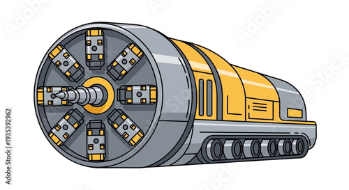 Tunnel Boring Machine illustration