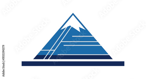 Abstract Mountain Peak Logo