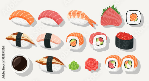 Assorted Sushi and Sashimi Platter