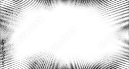 Hypnotic Circular Line Distortion Abstract Design Element