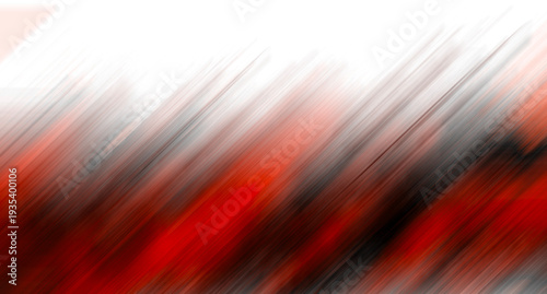 Modern abstract graphic element with red and black streaking lines