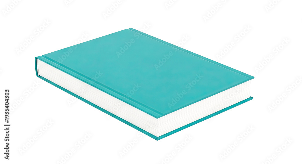 Fototapeta premium Turquoise Hardcover Book
