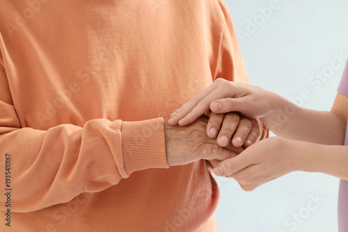 Young woman with grandmothe...