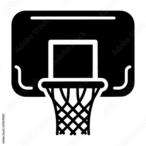 Stylized black and white antique television graphic with a large screen and complex lattice speaker grille