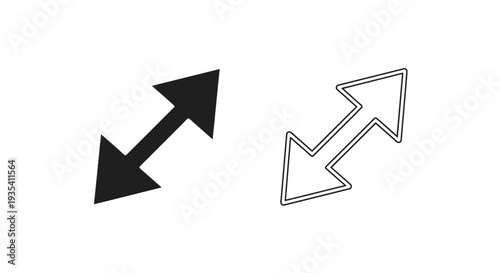 Modern arrow designs for projects Vector
