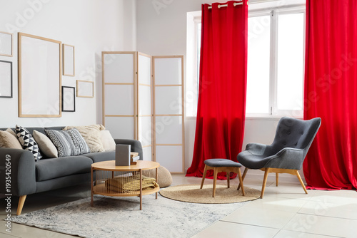 Interior of stylish living ...