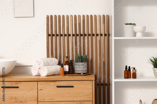Stylish wooden dresser with...