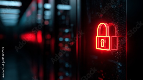 Cyber threats show a security breach. An open red lock means data is unprotected in safe systems, highlighting system weakness and danger.