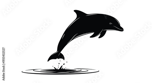 Simple black silhouette of a shuttlecock on white background with gray shading