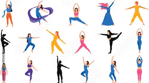 Green cartoon zombies in business suit and tattered orange shirt walking up gray stairs, isolated horror character vector illustration for Halloween marketing projects.