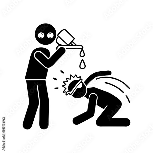 eye wash icon, rinse eyes with clean water, first aid, thin line symbol - editable stroke vector illustration
