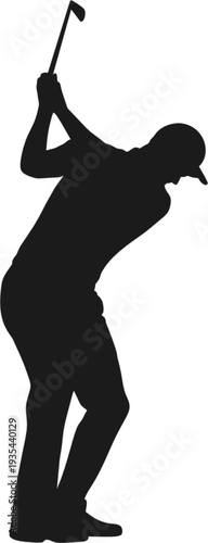 Golf Player Silhouette 