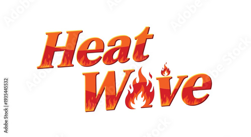 Heat wave logo vector