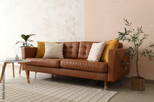 Interior of living room wit...