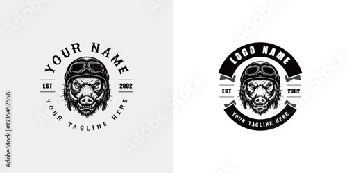 wild boar animal rider