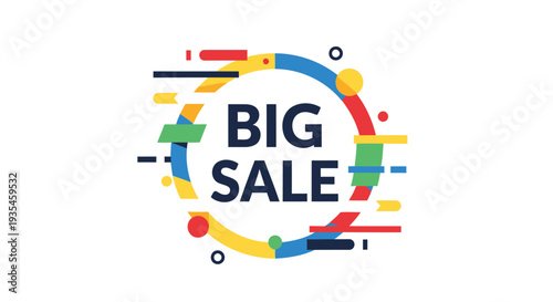 Set of 1 big sale vector icon