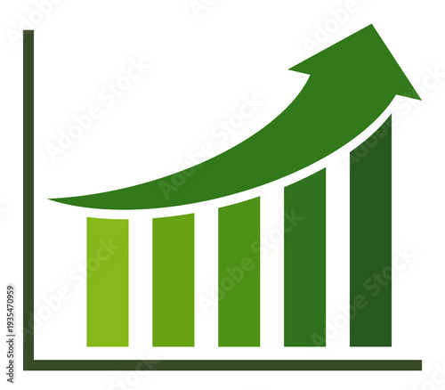 Economic and financial charts. Upward and downward trend charts. Economic theme design in a flat style.	
