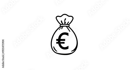 money, euro, bag, sack, currency, cash, finance, wealth, banking, savings, investment, profit, economy, payment, capital, income, earnings, fortune, jackpot, treasure, budget, deposit, fund, banknote,
