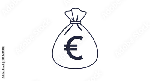 money, euro, bag, sack, currency, cash, finance, wealth, banking, savings, investment, profit, economy, payment, capital, income, earnings, fortune, jackpot, treasure, budget, deposit, fund, banknote,
