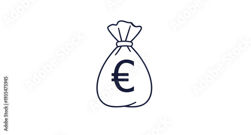 money, euro, bag, sack, currency, cash, finance, wealth, banking, savings, investment, profit, economy, payment, capital, income, earnings, fortune, jackpot, treasure, budget, deposit, fund, banknote,