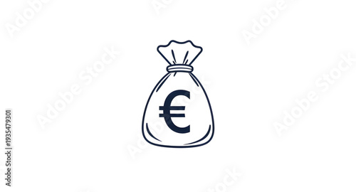 money, euro, bag, sack, currency, cash, finance, wealth, banking, savings, investment, profit, economy, payment, capital, income, earnings, fortune, jackpot, treasure, budget, deposit, fund, banknote,