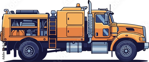 Mobile maintenance truck providing onsite vehicle repair