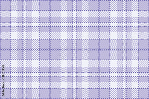 Line seamless pattern textile, grungy check tartan fabric. Swatch background plaid texture vector in light and white colors.
