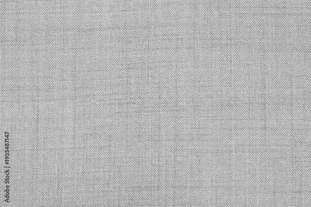 Fototapeta premium Light grey linen fabric texture background, seamless pattern of natural textile.