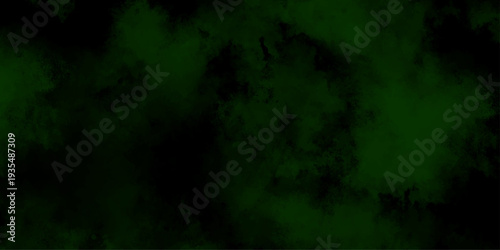 abstract cloud and vapor texture background. Black and Green smoke aquarelle smudge illustration smooth grungy smokey light pastel colors ink glow. Teal color powder explosion