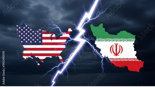 Electricity crackles between America and Iran in a dramatic confrontation under a foreboding stormy sky
