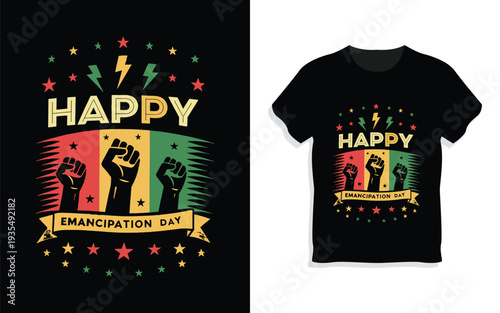 Creative Juneteenth National Independence Day T-Shirt Design Bundle.
