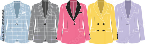 Flat vector illustration set of white pearls in open seashells featuring navy blue peach and pink shell designs with sparkles