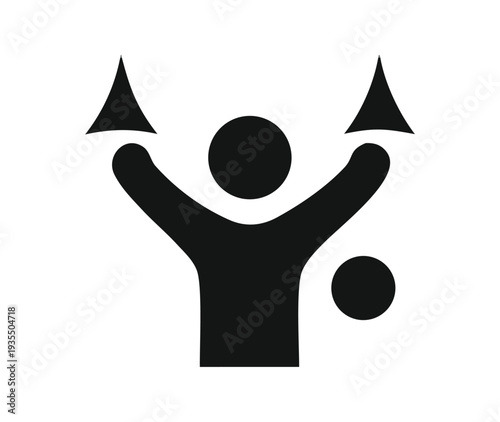 A person juggling three objects in a playful and dynamic pose