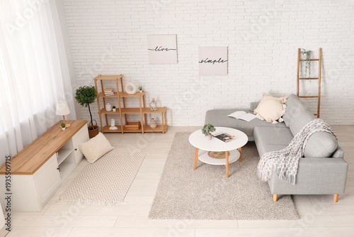 Interior of stylish living ...