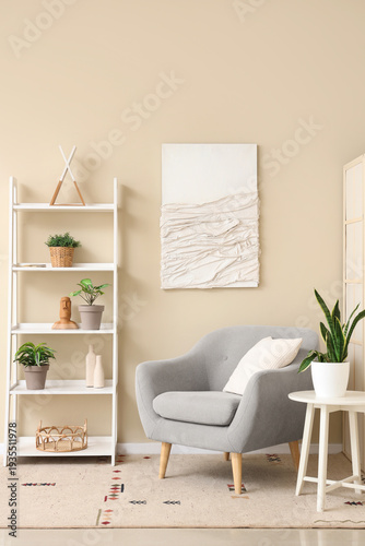 Interior of living room wit...