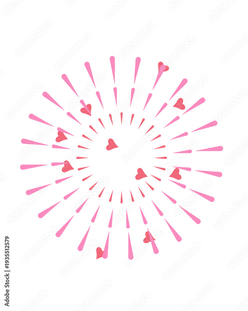 Obraz premium red heart shape