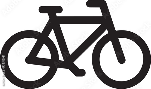 Bike icon bicycle vector symbol