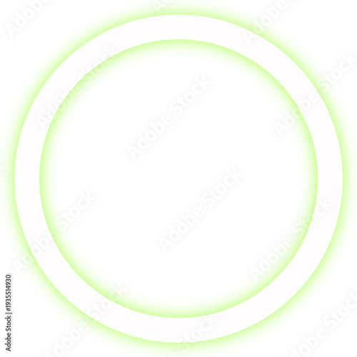 Green Neon Circle