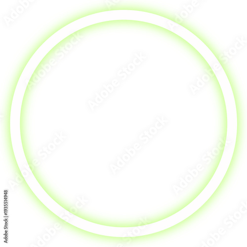 Green Neon Circle