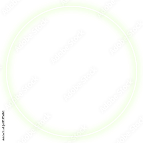 Green Neon Circle