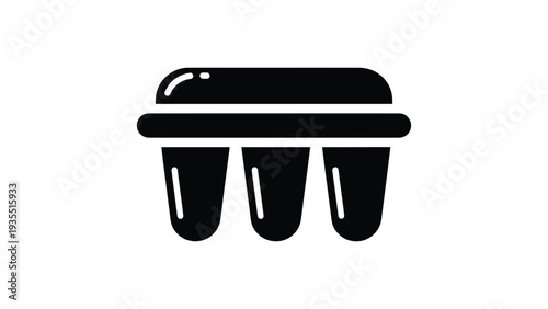 Ice cream mold tray icon for shaping and freezing homemade frozen treats.Ice cream mold tray icon for shaping and freezing homemade frozen treats.