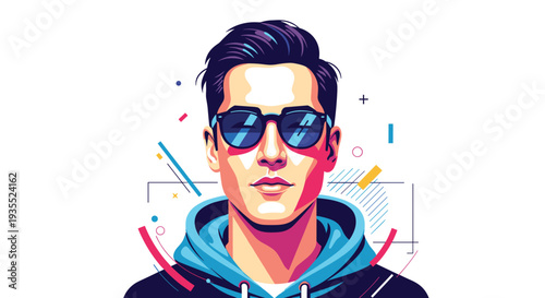 Three cute cartoon mice characters relaxing in a steaming stone hot spring bath under a clear cream sky during winter season.