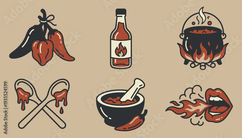 Spicy Food Culinary Elements