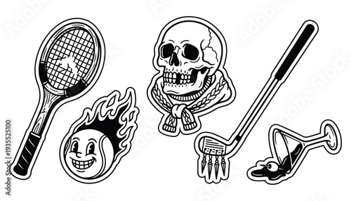 Sporting and Party Vector Elements