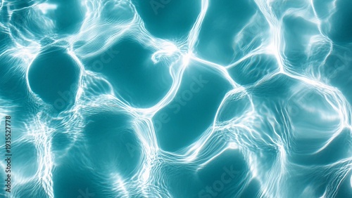 Tranquil Blue Water Surface with Gentle Ripples and Sunlight Reflections for Relaxing Background Art