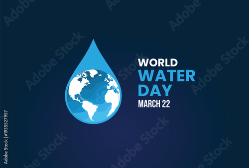 World Water Day Concept. Water and gender. Saving water and world environmental protection concept- Environment day and earth day.